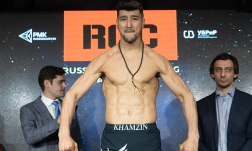 Казахский файтер прошел взвешивание перед боем с бразильцем в России