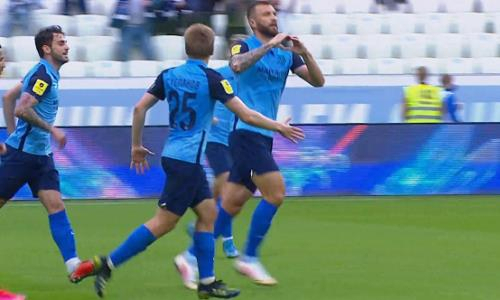 Победный мяч футболиста сборной Казахстана номинирован на лучший гол тура в РПЛ. Видео