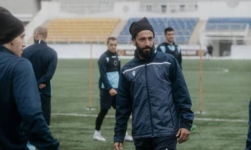 «Каспий» показал фото с тренировки перед матчем с «Ордабасы»