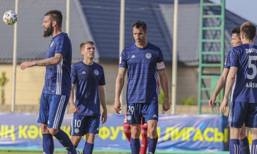 «Каспий» и «Ордабасы» сыграли вничью в матче КПЛ