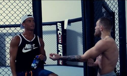 Появилось видео, как Макгрегор пообещал Роналду обогнать его в списке Forbes