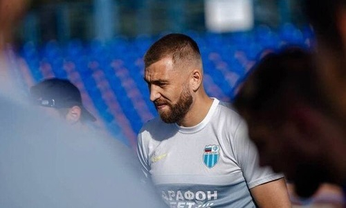 «Ротор» с форвардом сборной Казахстана провел тренировку перед решающим матчем РПЛ с «Рубином». Фото