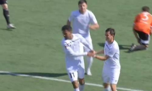 Видео гола Сали матча Премьер-Лиги «Каспий» — «Шахтер»