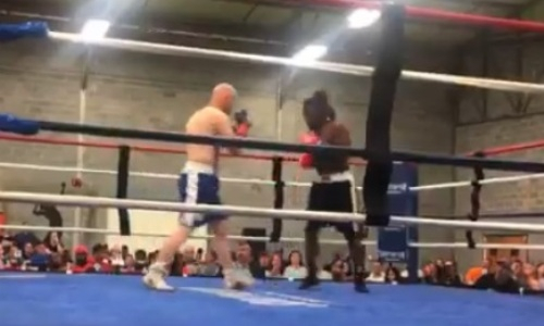 51-летний ветеран в первом раунде финишировал американского боксера. Видео нокаута