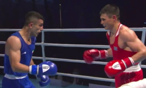 Видео первого победного боя казахстанского боксера на чемпионате Азии-2021