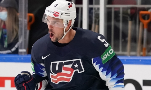 «Мы сыграли превосходно». Забросивший шайбу в ворота сборной Казахстана хоккеист команды США подвел итоги матча