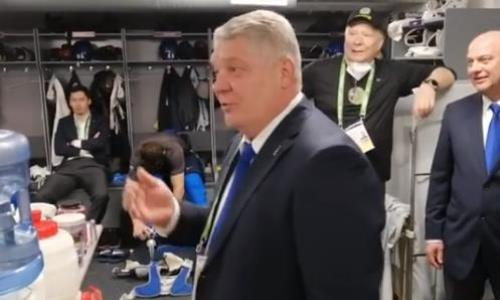 Появилось видео из раздевалки сборной Казахстана после победы над Германией