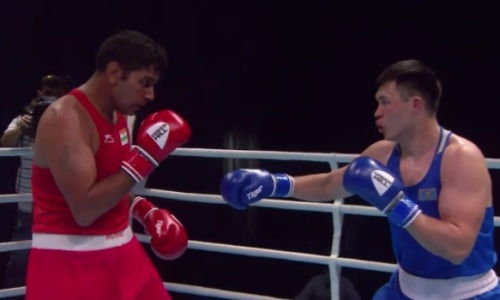 Видео боя, или Как Камшыбек Кункабаев с победы стартовал на чемпионате Азии-2021