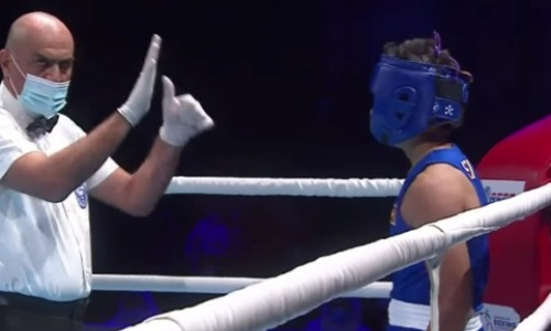 Видео первого нокаута казахстанских боксеров на чемпионате Азии-2021