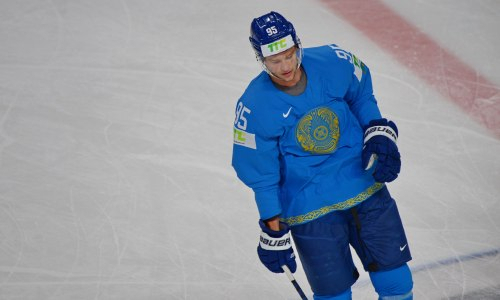 Сборная Казахстана открыла счет в решающем матче с Норвегией на ЧМ-2021 по хоккею. Видео