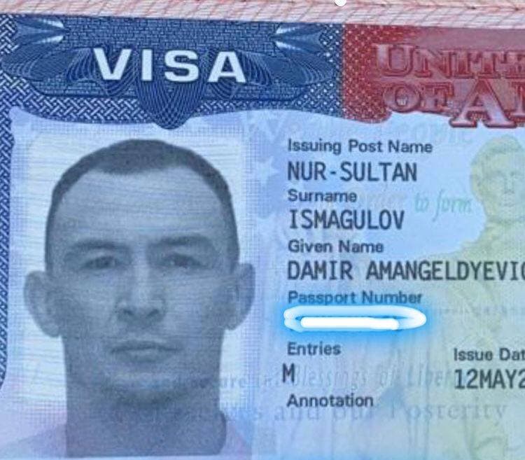 Казахский файтер получил визу и готов отправиться в США за четвертой победой в UFC