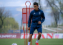 «Жетысу» показал фоторепортаж с предматчевой тренировки