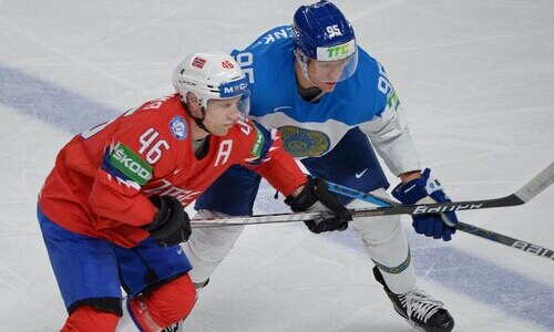 «Авангард» отметил игру форварда сборной Казахстана на чемпионате мира в Латвии. Видео