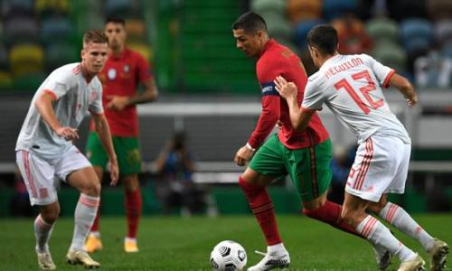 Прямая трансляция товарищеского матча Испания — Португалия