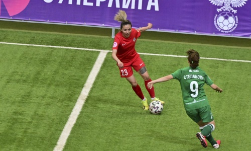 Гол казахстанской футболистки помог российскому клубу одержать разгромную победу. Видео
