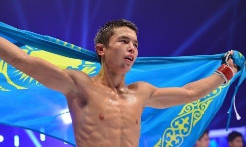 Казахстанский боец узнал своего соперника по турниру EFC 37 в Алматы с присутствуем Хабиба Нурмагомедова 