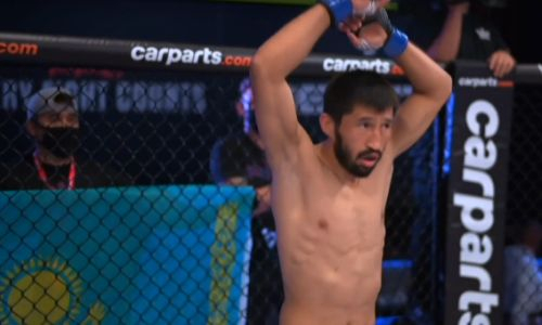 Арман Оспанов тяжелым нокаутом проиграл первый бой в американском промоушне