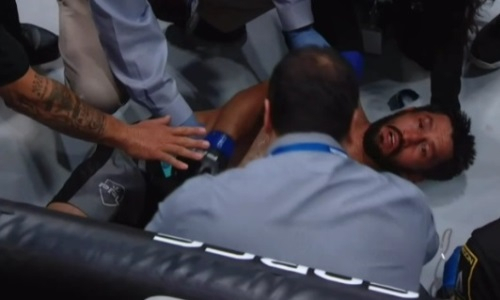 Арману Оспанову пришлось долго приходить в себя после жесткого нокаута в PFL. Видео