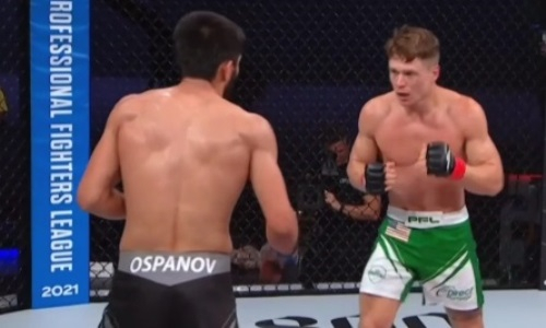 Арман Оспанов проиграл нокаутом, но хорошо поколотил «Убийцу из Лонг-Айленда»