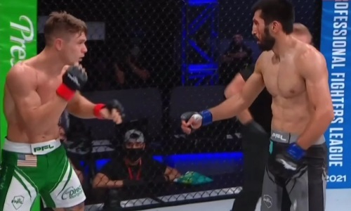 Нокаут Армана Оспанова в дебюте на PFL стал историческим