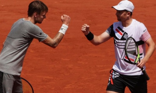 Прямая трансляция финала парного турнира «Ролан Гаррос» с участием казахстанцев Голубева и Бублика