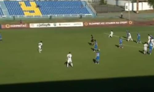 Гол впечатляющим ударом издали забит в матче КПЛ. Видео
