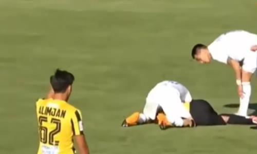 «Как Эриксен». Eurosport отреагировал на потерю сознания футболистом «Кайрата»