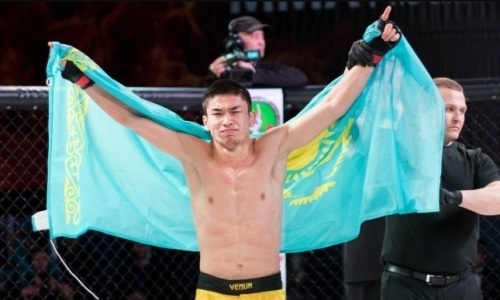 «Настроен победить!» Казахстанский файтер намерен забрать бонус на турнире от Хабиба Нурмагомедова