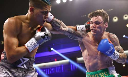 Самый молодой проспект в истории Top Rank устроил брутальное избиение в Лас-Вегасе. Видео нокаута