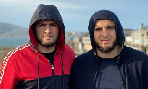 «Лучше, чем на поле». Махачев иронично оценил навыки Хабиба в футболе. Видео