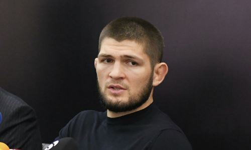 «Я первый, кто его напугал?» Казахстанский спортсмен показал захватывающее видео с Хабибом Нурмагомедовым