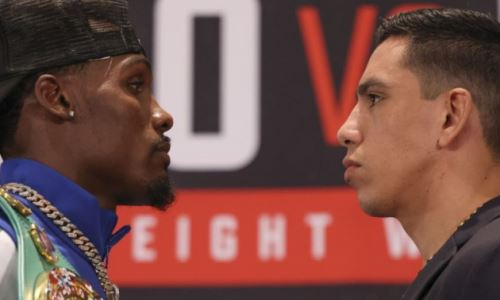 Чемпион мира в весе Головкина и его соперник-нокаутер встретились лицом к лицу. Видео