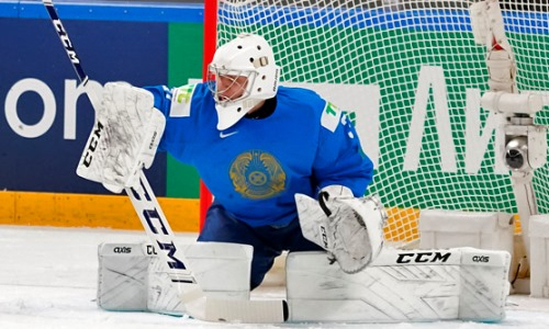 «Барыс» представил спасения своего нового вратаря в матче против Канады. Видео