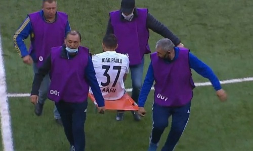 Лидер «Ордабасы» получил травму в матче с «Астаной»