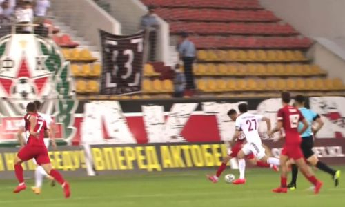 «Актобе» вырвал ничью у «Кызыл-Жара СК» в матче с удалением и голом Логвиненко
