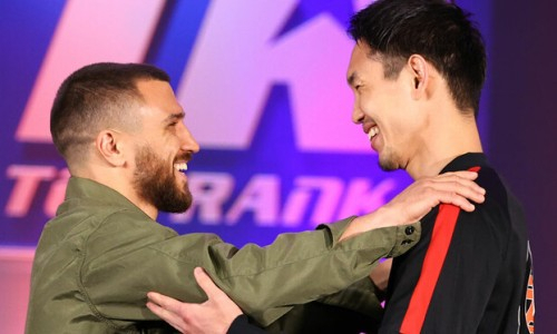 Прямая трансляция боя Василий Ломаченко — Масаёси Накатани