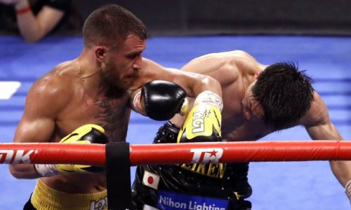 Видео полного боя Василий Ломаченко — Масаёси Накатани с досрочным финишем