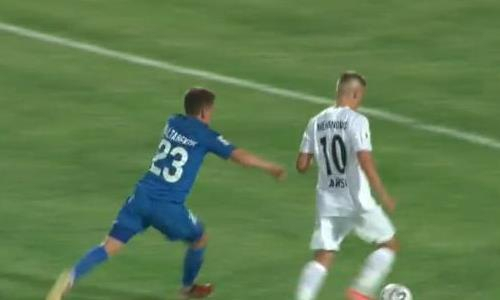 Видео второго гола Механовича матча Премьер-Лиги «Ордабасы» — «Жетысу»