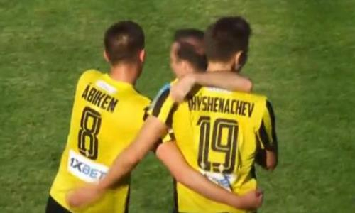 Видео гола Шушеначева матча Премьер-Лиги «Тобол» — «Кайрат»