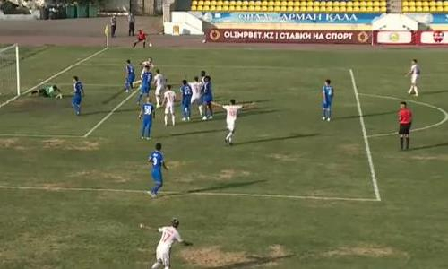 Видео гола Сапанова матча Премьер-Лиги «Акжайык» — «Тараз»