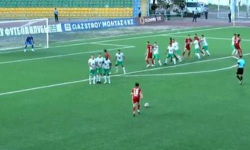 Видео гола Нарзилдаева матча Премьер-Лиги «Атырау» — «Кайсар»