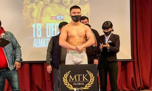 Вице-чемпион ЮОИ из Казахстана показал видео подготовки к бою с россиянином