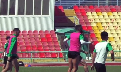 «Атырау» показал видео тренировки перед матчем с «Астаной»