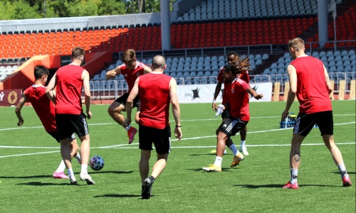 «Шахтер» провел предыгровую тренировку перед матчем с «Астаной»