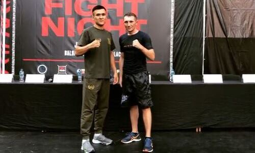 Кулахмет провел битву взглядов перед своим боем на турнире в Алматы. Видео