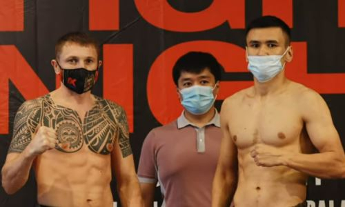 Турсынбай Кулахмет прошел взвешивание перед четвертым боем в профи