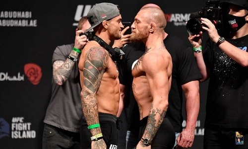 Стали известны результаты взвешивания Макгрегора и Порье перед их третьим боем в UFC