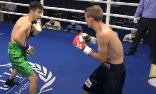 20-летний казахстанский нокаутер оформил очередную досрочную победу