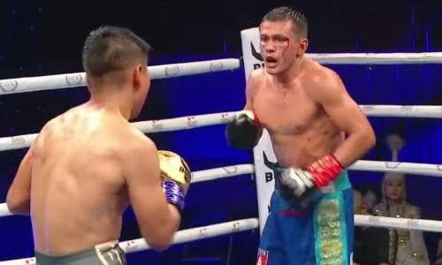 «Казахстанская ракета» в кровавой бойне победил нокаутом впервые за три года