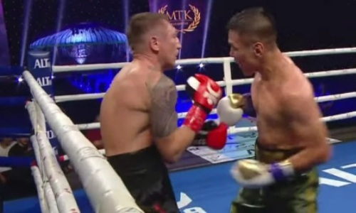 Видео нокаута россиянина с 19 победами Турсынбаем Кулахметом в Алматы
